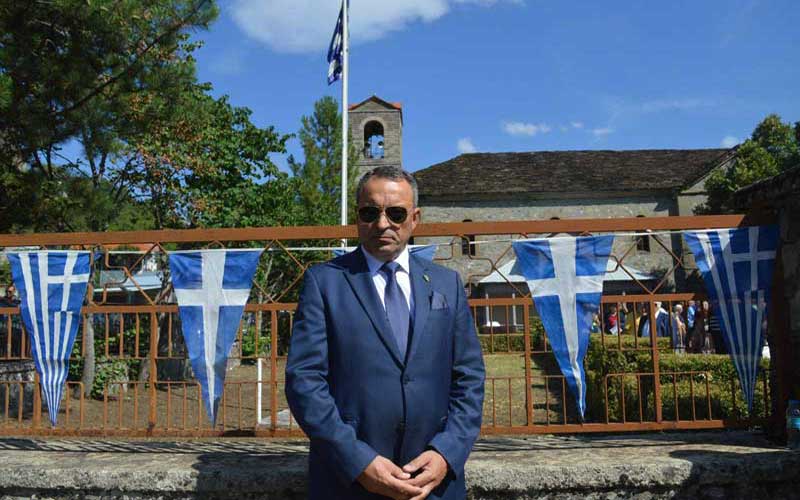 Ο Βασίλης Στίγκας παρέστη στην Επέτειο Νίκης στο Γράμμο