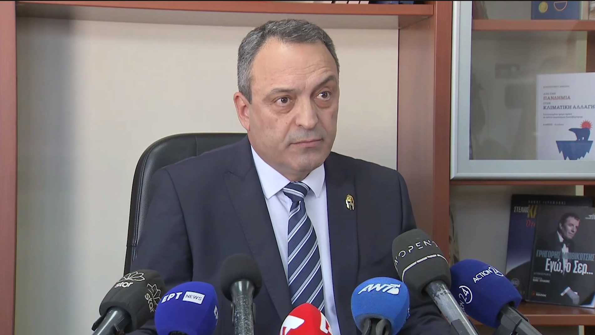 Συνέντευξη Τύπου του Προέδρου της Κ.Ο. «ΣΠΑΡΤΙΑΤΕΣ» Βασίλειου Στίγκα, για την άσκηση ποινικής δίωξης κατά των βουλευτών του κόμματος