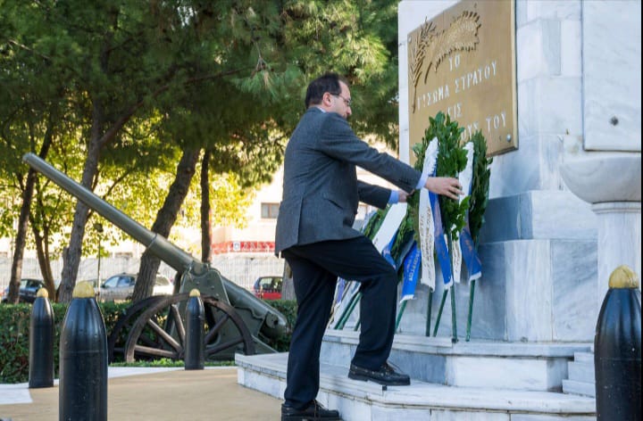 Θεσσαλονίκη: Οι «ΣΠΑΡΤΙΑΤΕΣ» κοντά στο προσωπικό των Ενόπλων Δυνάμεων - Κατάθεση Στεφάνου στο Ηρώο του Γ’ Σώματος Στρατού