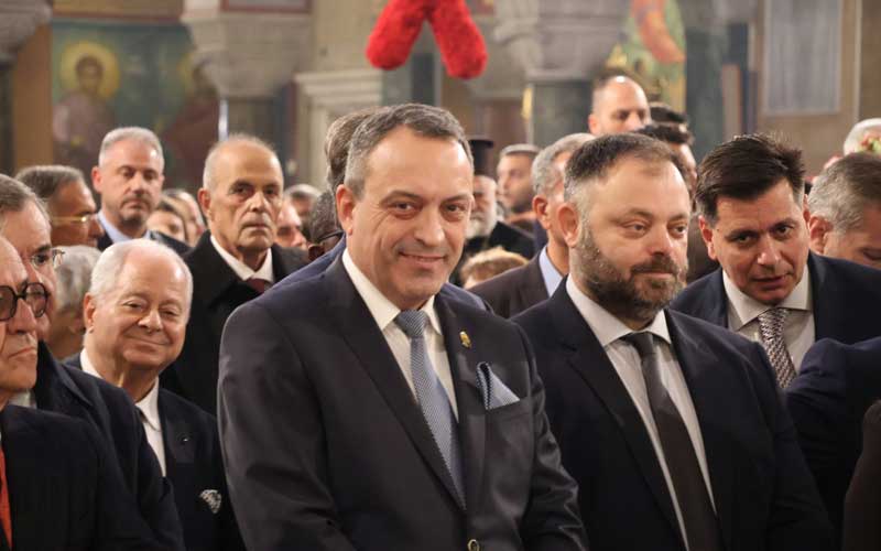 Ο Βασίλης Στίγκας στην Πάτρα για την Δοξολογία στην μνήμη του Αγίου Ανδρέα