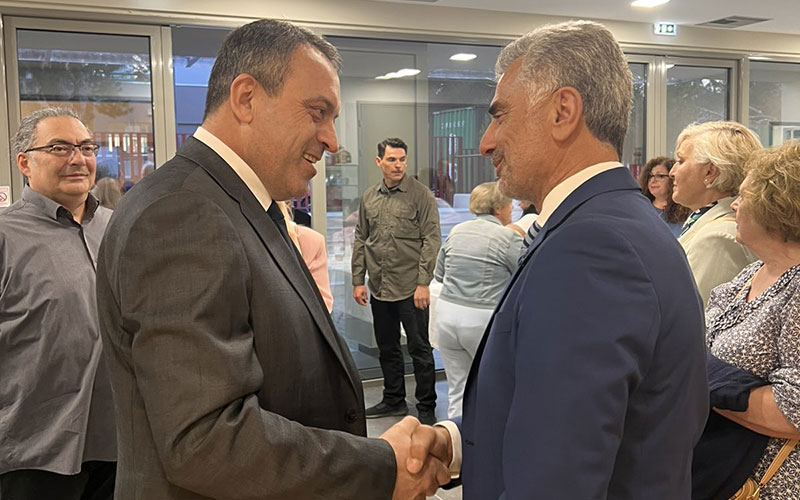 Ο Πρόεδρος των ΣΠΑΡΤΙΑΤΩΝ Βασίλης Στίγκας στην εκδήλωση Τιμής για τη Γενοκτονία των Ποντίων στο Λαύριο