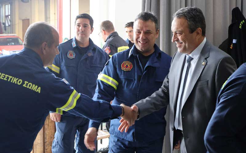 Επίσκεψη του Προέδρου της Κ.Ο. «ΣΠΑΡΤΙΑΤΕΣ» Βασίλειου Στίγκα στον 10ο Π.Σ. Περιστερίου