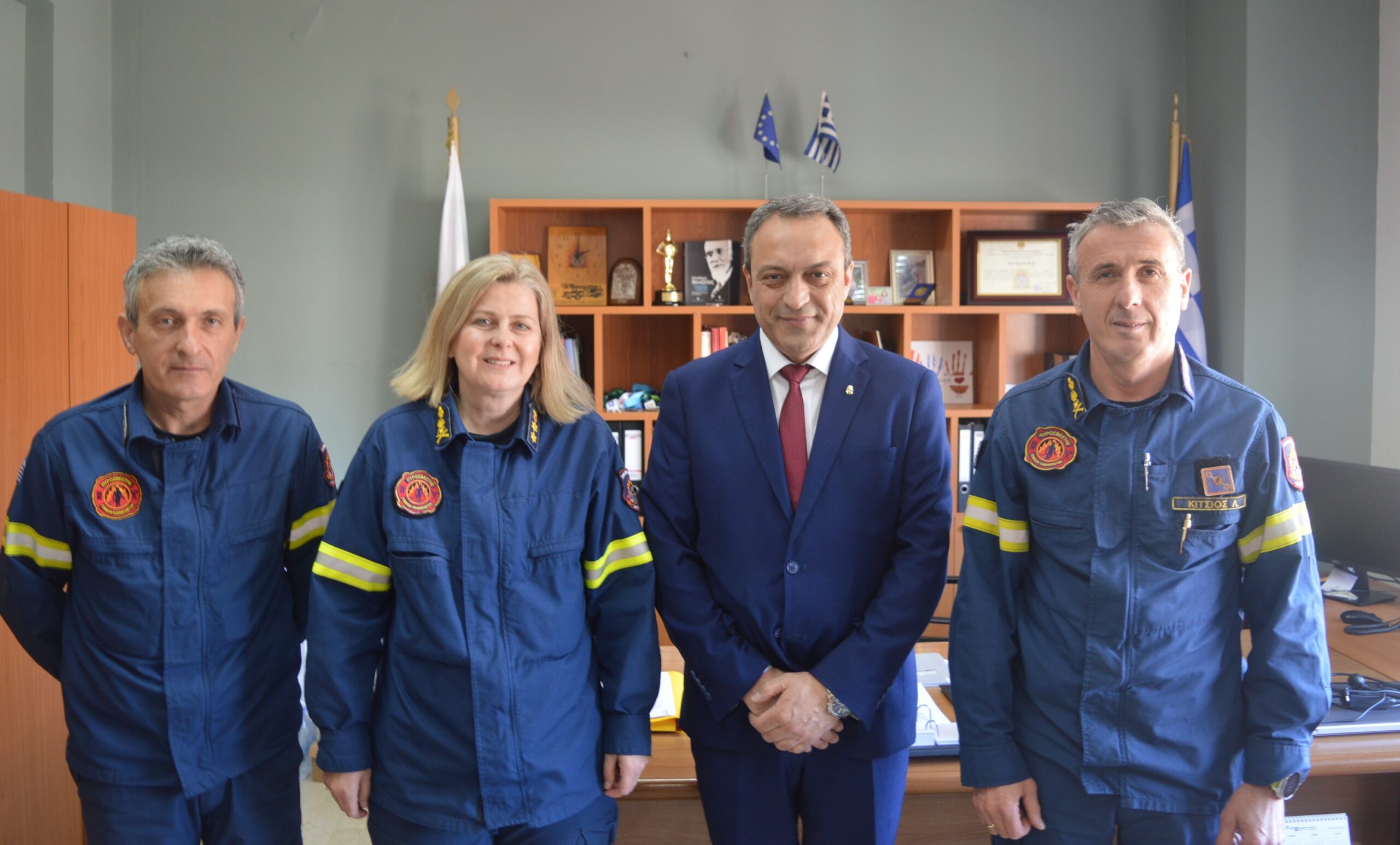 Κλιμάκιο του Πολιτικού Φορέα «ΣΠΑΡΤΙΑΤΕΣ» με επικεφαλής τον Πρόεδρο, Βασίλη Στίγκα στη Λάρισα