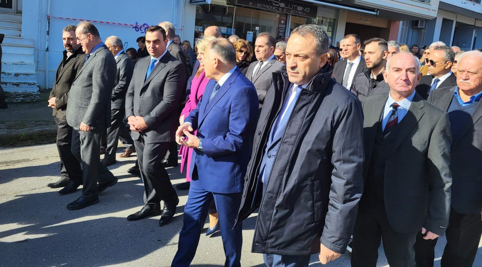 Ο Πρόεδρος των «ΣΠΑΡΤΙΑΤΩΝ», Β. Στίγκας, στον εορτασμό του πολιούχου της Σπάρτης, Όσιο Νίκωνα - Τιμή στους 118 Σπαρτιάτες που εκτέλεσαν οι Ναζί κατακτητές στο Μονοδένδρι