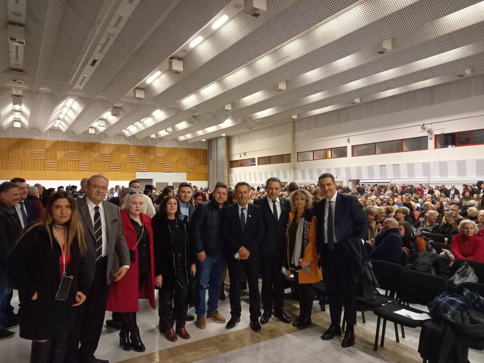 Ο Πρόεδρος της Κ.Ο. «ΣΠΑΡΤΙΑΤΕΣ», Β. Στίγκας, στην Εκδήλωση κατά του Γάμου των Ομοφυλόφιλων στο κατάμεστο Βελλίδειο της Θεσσαλονίκης