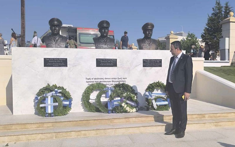 Ο Πρόεδρος των ΣΠΑΡΤΙΑΤΩΝ Βασίλης Στίγκας στην Κύπρο για τα 50 χρόνια της εισβολής του Αττίλα